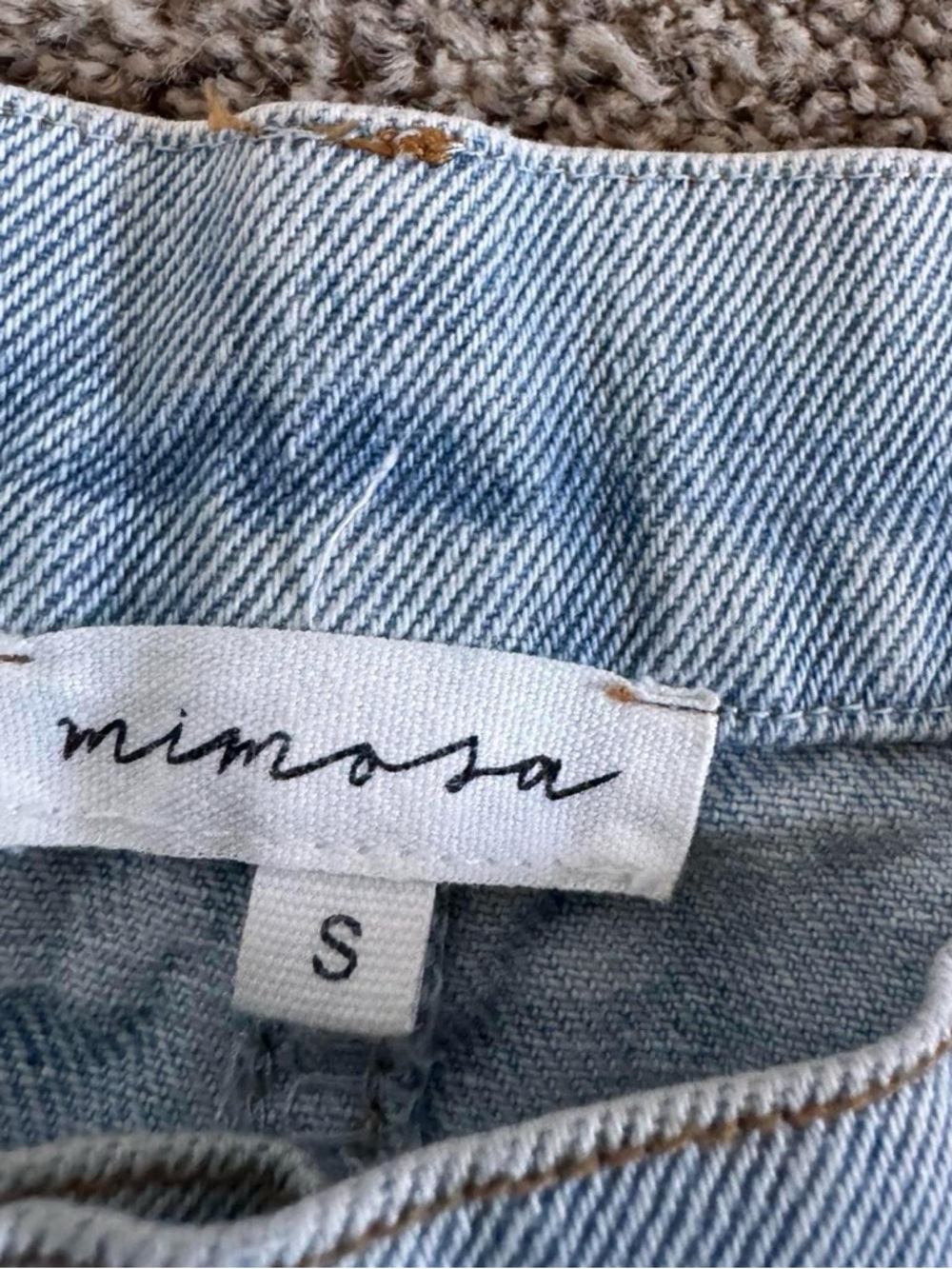 Mimosa Layered Denim / Pinstripe Dress Pants - Picture 7 of 7